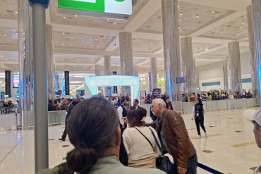 Inside the Dubai International Airport