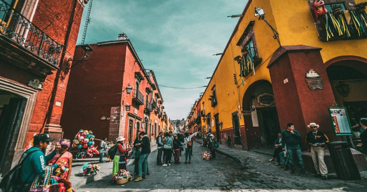 Colorful Painted Buildings