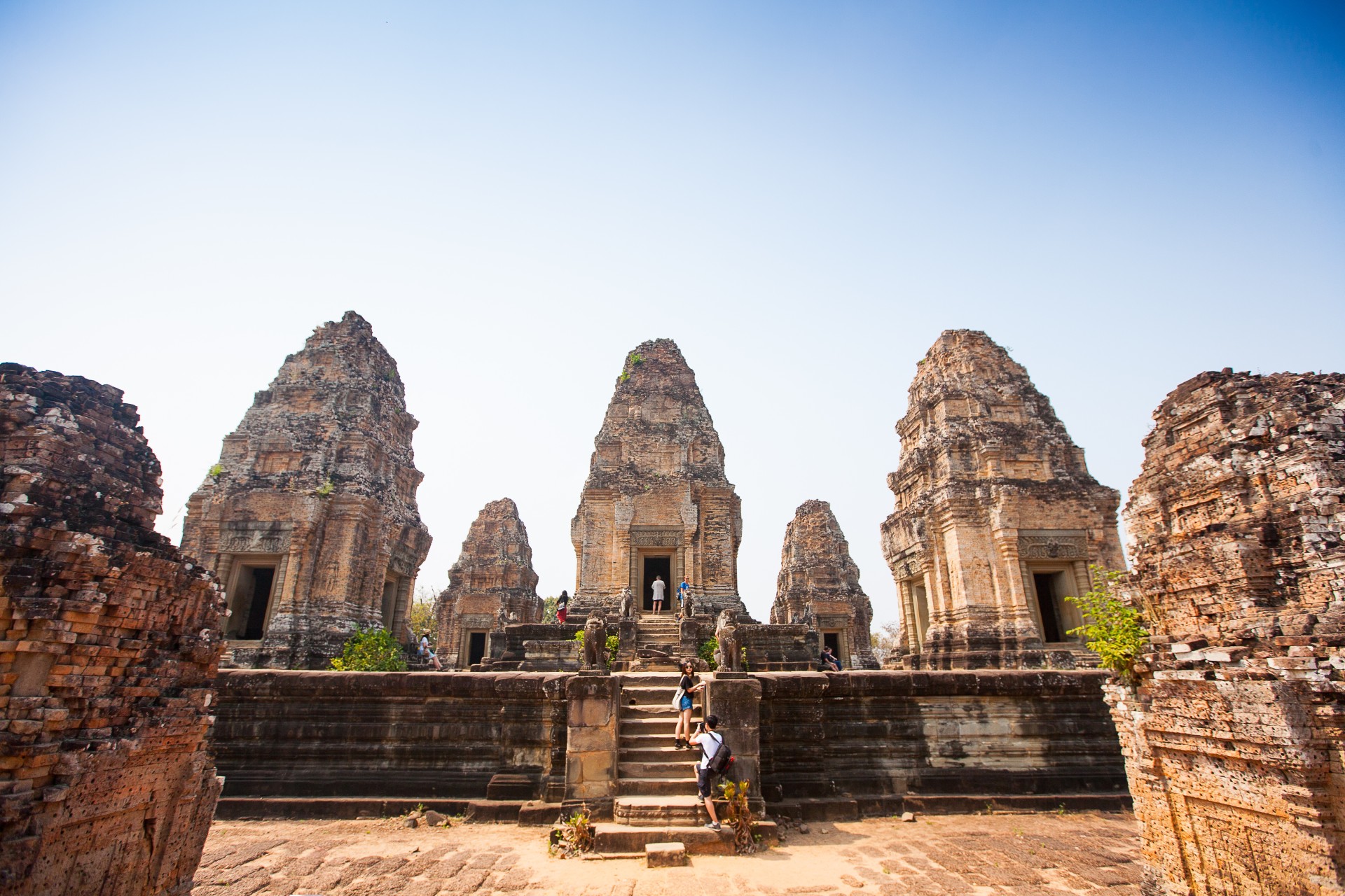 A picture of a shrine known as the East Mebon